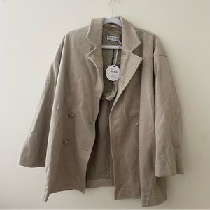 Petal & pup cream coat